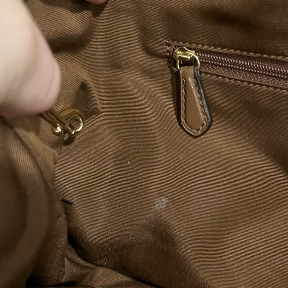 Authentic COACH Small Lexy Pebbled Leather Shoulder Bag EUC! # 23537 Saddle - Picture 8 of 12